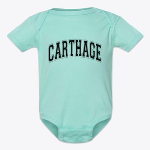 Carthage North Carolina Varsity Baby Onesie