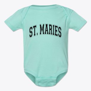 St. Maries Idaho Varsity Baby Onesie