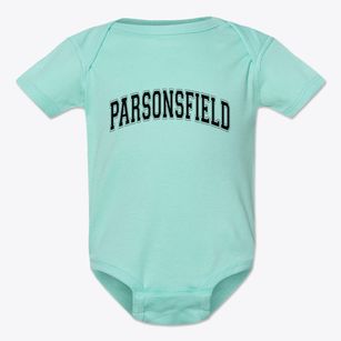 Parsonsfield Maine Varsity Baby Onesie