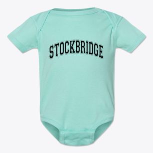 Stockbridge Massachusetts Varsity Baby Onesie