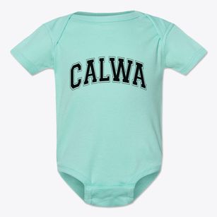 Calwa California Varsity Baby Onesie
