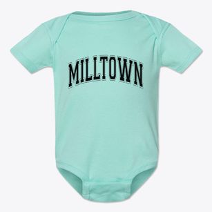 Milltown Wisconsin Varsity Baby Onesie