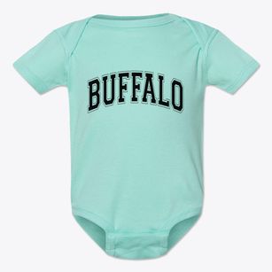 Buffalo Wisconsin Varsity Baby Onesie