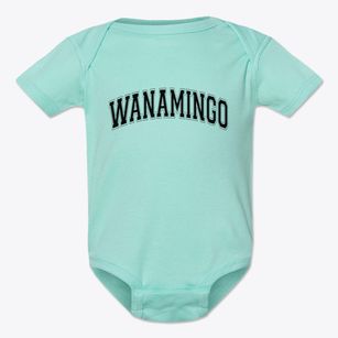 Wanamingo Minnesota Varsity Baby Onesie