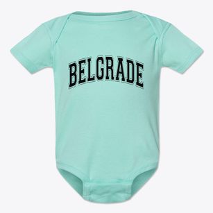 Belgrade Minnesota Varsity Baby Onesie
