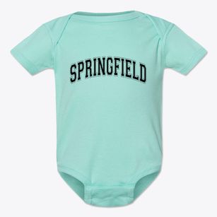 Springfield Illinois Varsity Baby Onesie