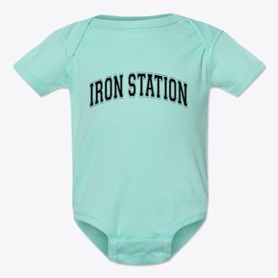Iron Station North Carolina Varsity Baby Onesie