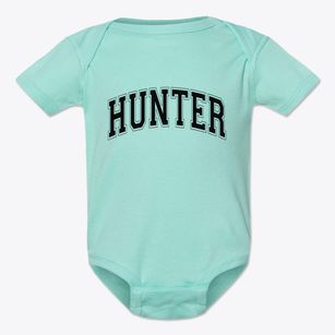 Hunter Wisconsin Varsity Baby Onesie