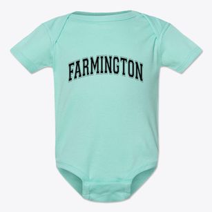 Farmington Missouri Varsity Baby Onesie