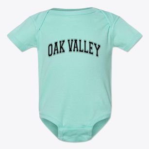 Oak Valley Texas Varsity Baby Onesie