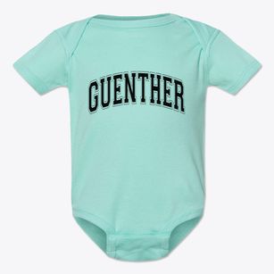 Guenther Wisconsin Varsity Baby Onesie