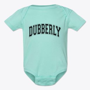 Dubberly Louisiana Varsity Baby Onesie