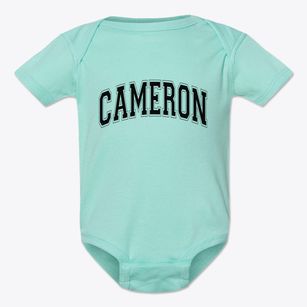 Cameron Louisiana Varsity Baby Onesie