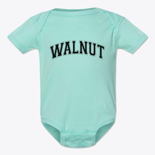 Walnut Kansas Varsity Baby Onesie