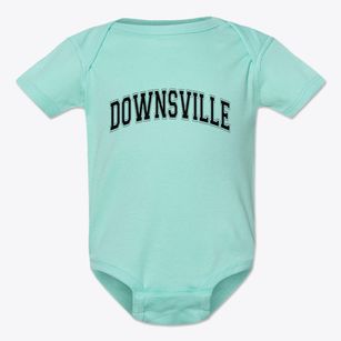 Downsville Louisiana Varsity Baby Onesie