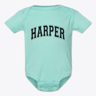 Harper Oregon Varsity Baby Onesie