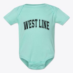 West Line Missouri Varsity Baby Onesie