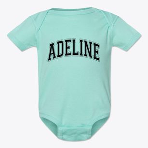 Adeline Illinois Varsity Baby Onesie