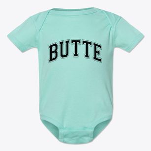 Butte North Dakota Varsity Baby Onesie