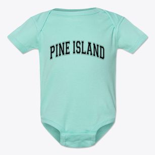 Pine Island Florida Varsity Baby Onesie