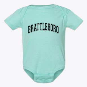 Brattleboro Vermont Varsity Baby Onesie