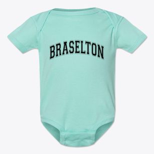 Braselton Georgia Varsity Baby Onesie