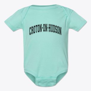 Croton-on-hudson New York Varsity Baby Onesie