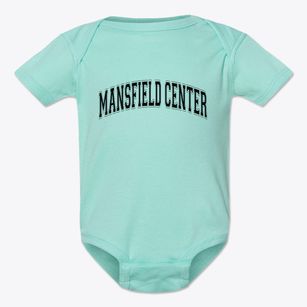 Mansfield Center Massachusetts Varsity Baby Onesie