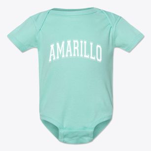 Amarillo Texas Varsity Baby Onesie