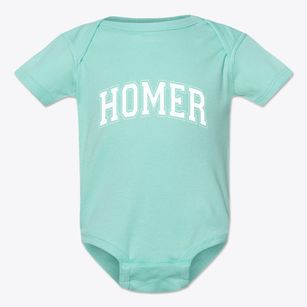 Homer Georgia Varsity Baby Onesie