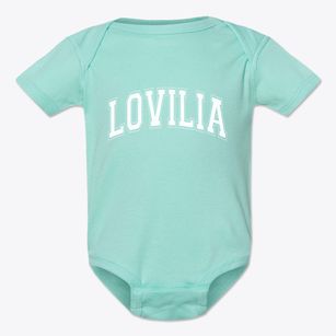 Lovilia Iowa Varsity Baby Onesie