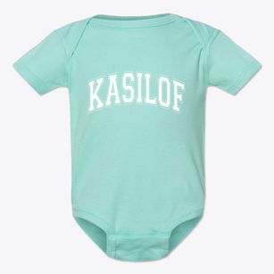Kasilof Alaska Varsity Baby Onesie