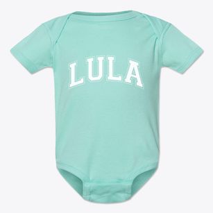 Lula Mississippi Varsity Baby Onesie