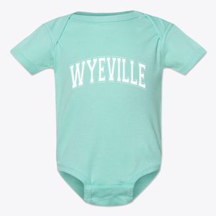 Wyeville Wisconsin Varsity Baby Onesie