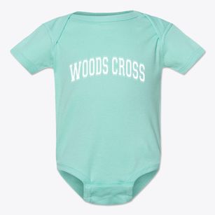 Woods Cross Utah Varsity Baby Onesie