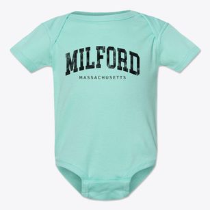 Milford Massachusetts Urban Vibe Baby Onesie