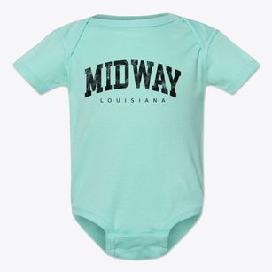 Midway Louisiana Urban Vibe Baby Onesie