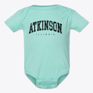 Atkinson Illinois Urban Vibe Baby Onesie