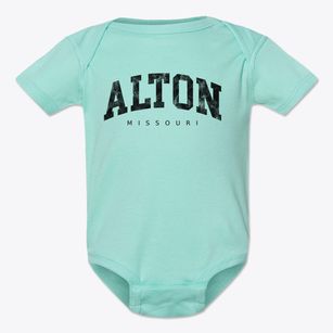 Alton Missouri Urban Vibe Baby Onesie