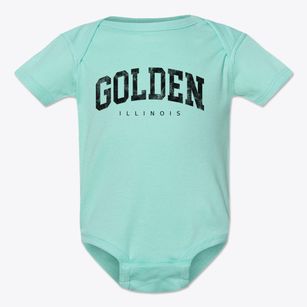 Golden Illinois Urban Vibe Baby Onesie