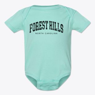 Forest Hills North Carolina Urban Vibe Baby Onesie