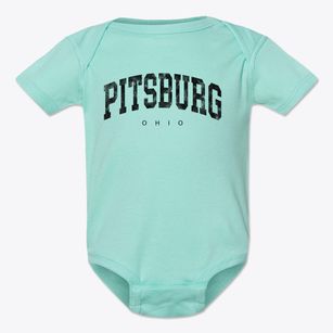 Pitsburg Ohio Urban Vibe Baby Onesie