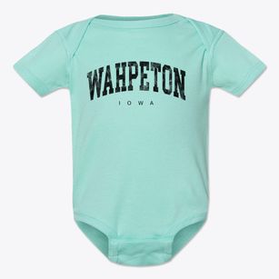 Wahpeton Iowa Urban Vibe Baby Onesie