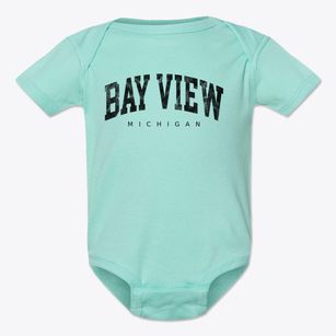 Bay View Michigan Urban Vibe Baby Onesie