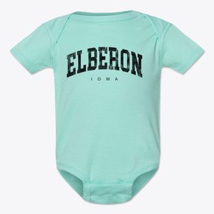 Elberon Iowa Urban Vibe Baby Onesie