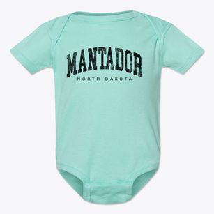Mantador North Dakota Urban Vibe Baby Onesie