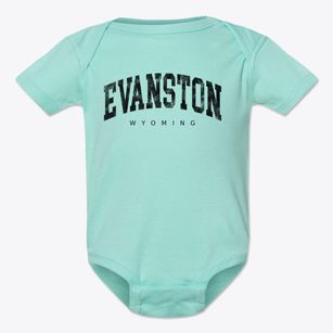 Evanston Wyoming Urban Vibe Baby Onesie