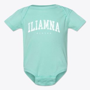 Iliamna Alaska Urban Vibe Baby Onesie