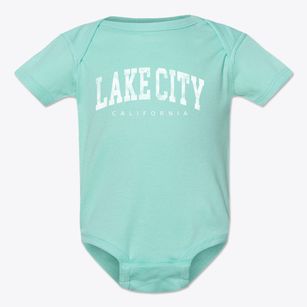 Lake City California Urban Vibe Baby Onesie