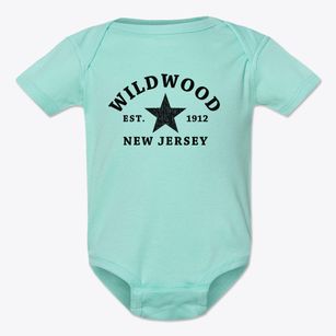 Wildwood New Jersey Star Baby Onesie
